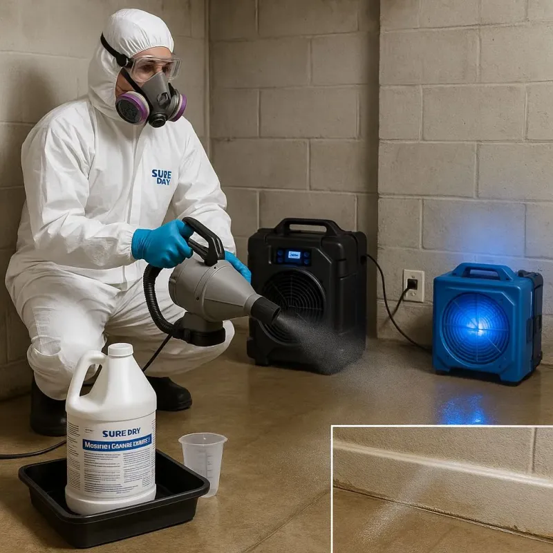 Sanitization and Odor Removal process in Golden Meadow, LA